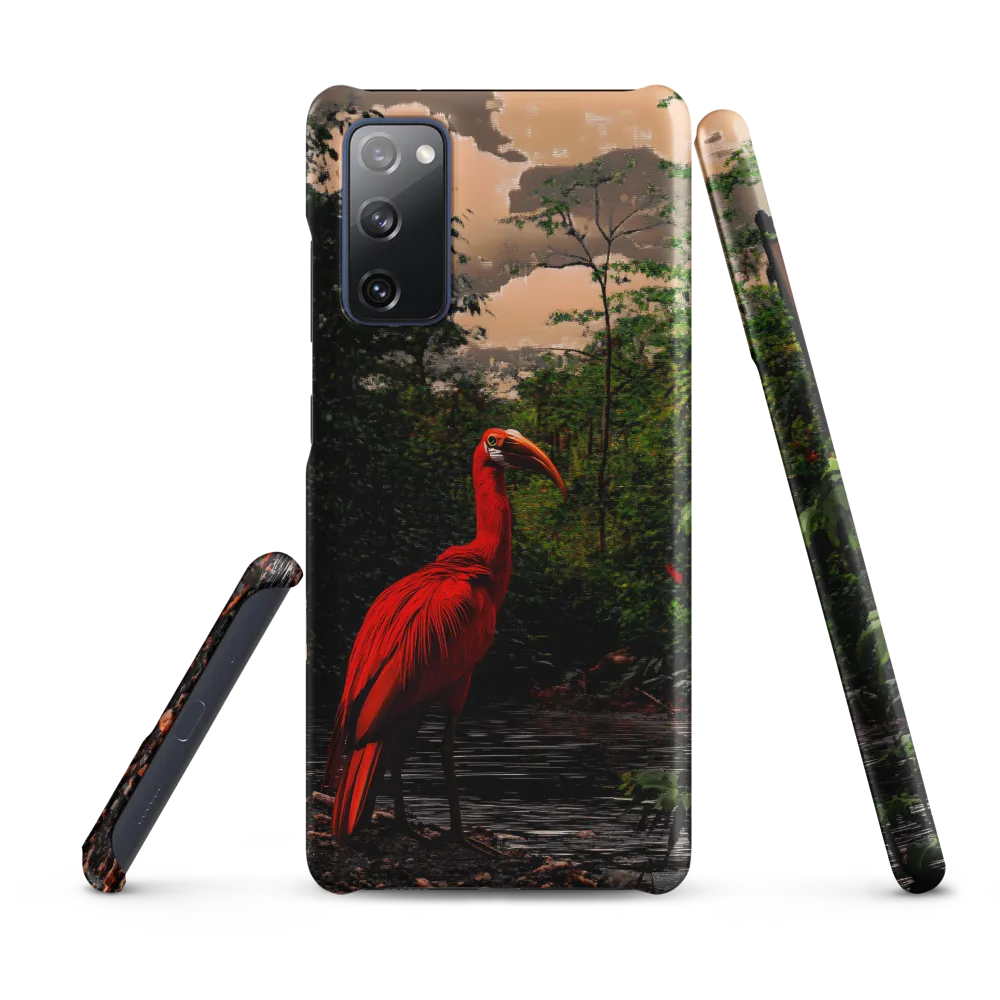 Enigmatic Elegance: The Scarlet Observer