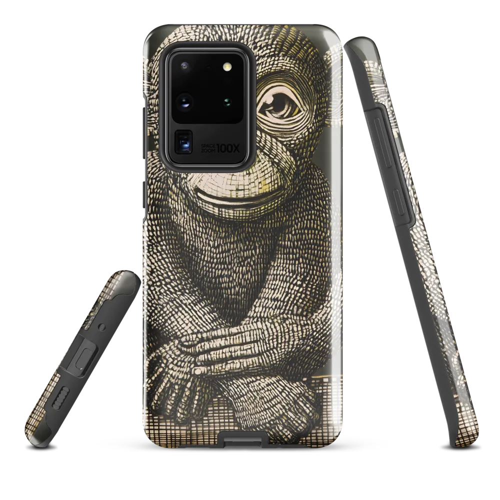 Intricate Primate Portrait