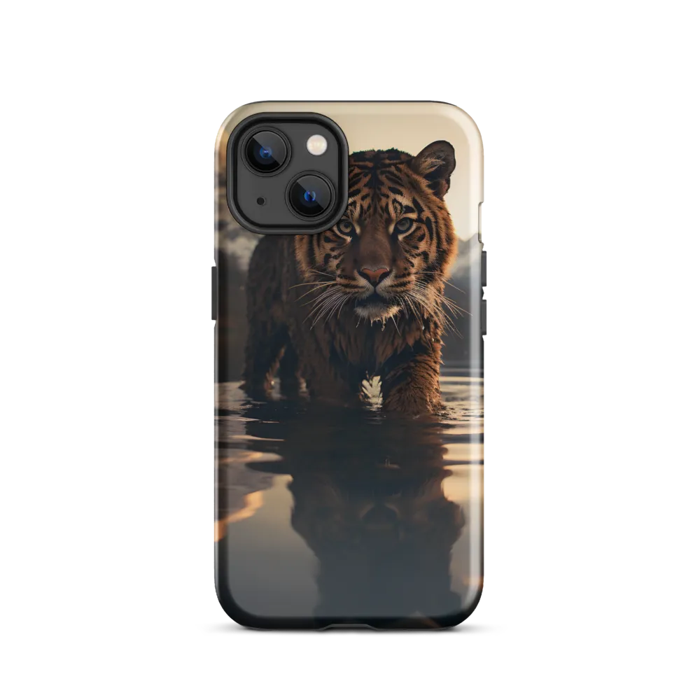 Majestic Reflection: The Tiger's Domain