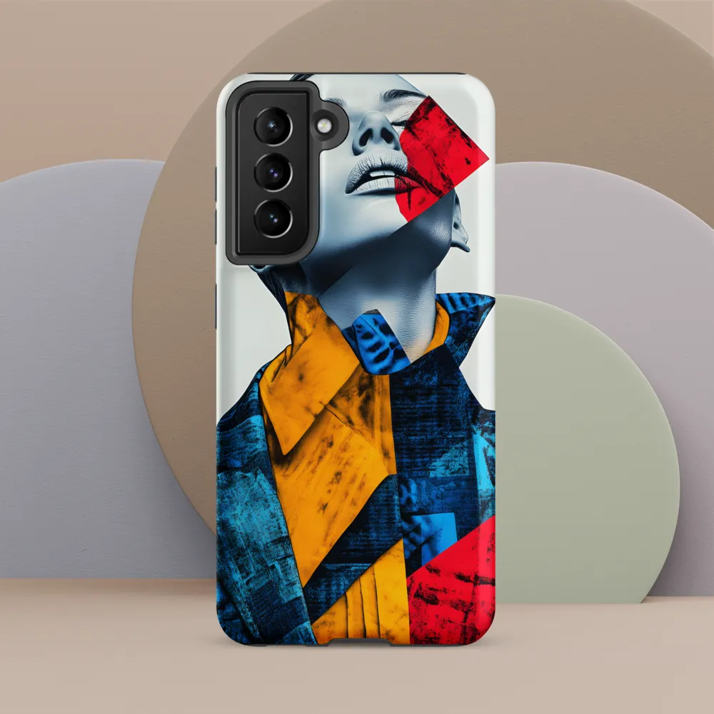 Fragmented Confidence: A Surreal Fashion Portrait