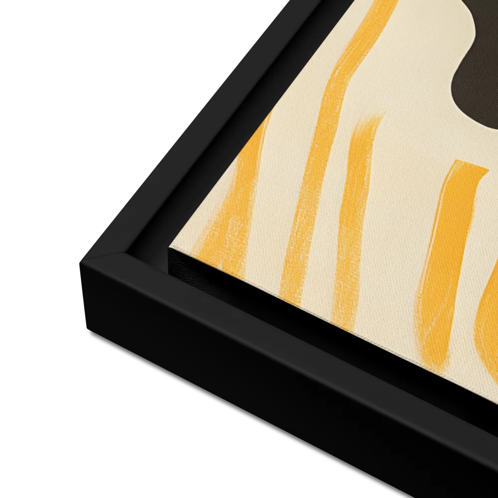 Connection to Serenity | Canvas with Black Frame | 18″×24″