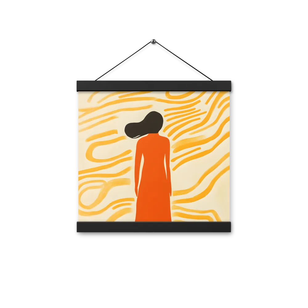 Connection to Serenity | Poster With Black Wood Hanger | 12″×12″