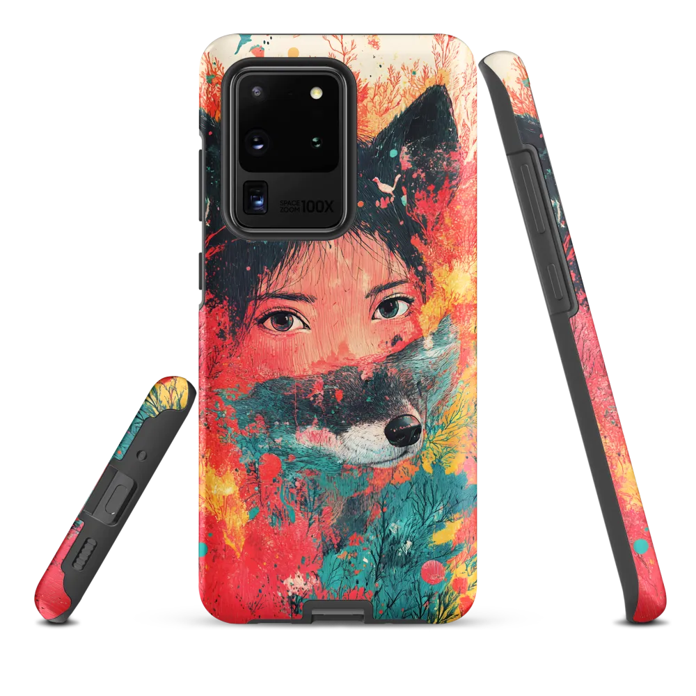 Harmony of Spirit: Girl and Wolf