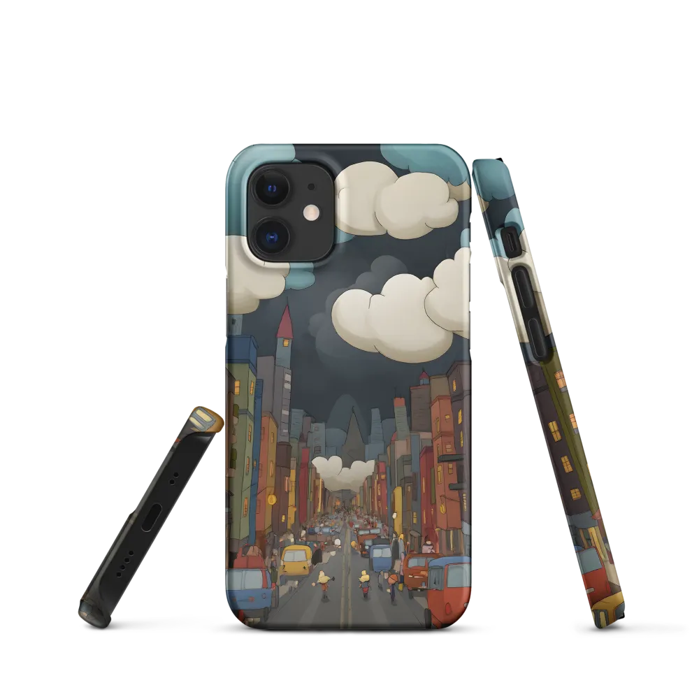 Urban Symphony: A City Awakens at Dusk | Phone Case |  12 Mini | Snap Case | Matte
