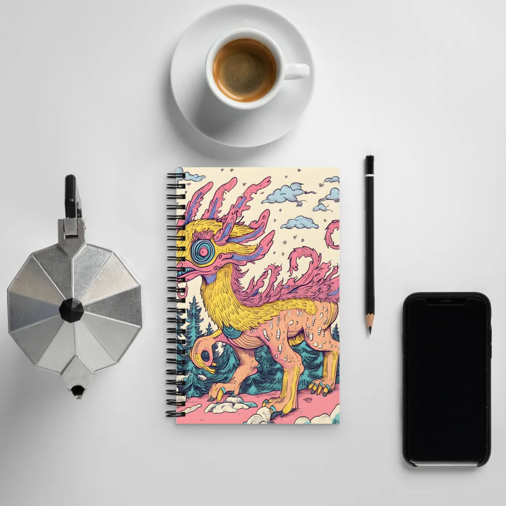 The Whimsical Beast | Spiral Notebook