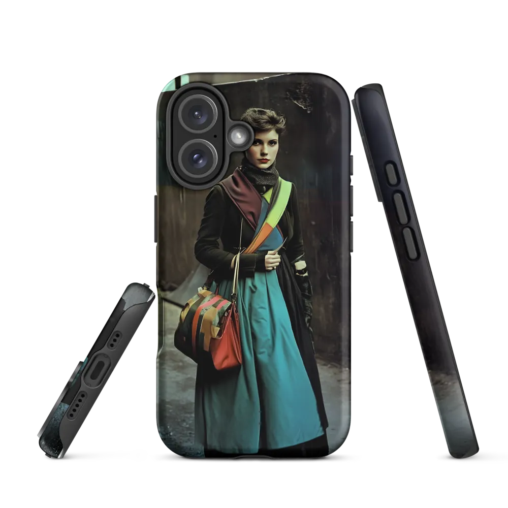 Urban Elegance: A Modern Fashion Portrait | Phone Case