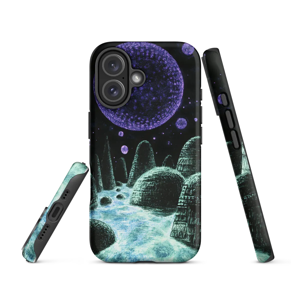 Mysterious Cosmic Landscape | Phone Case