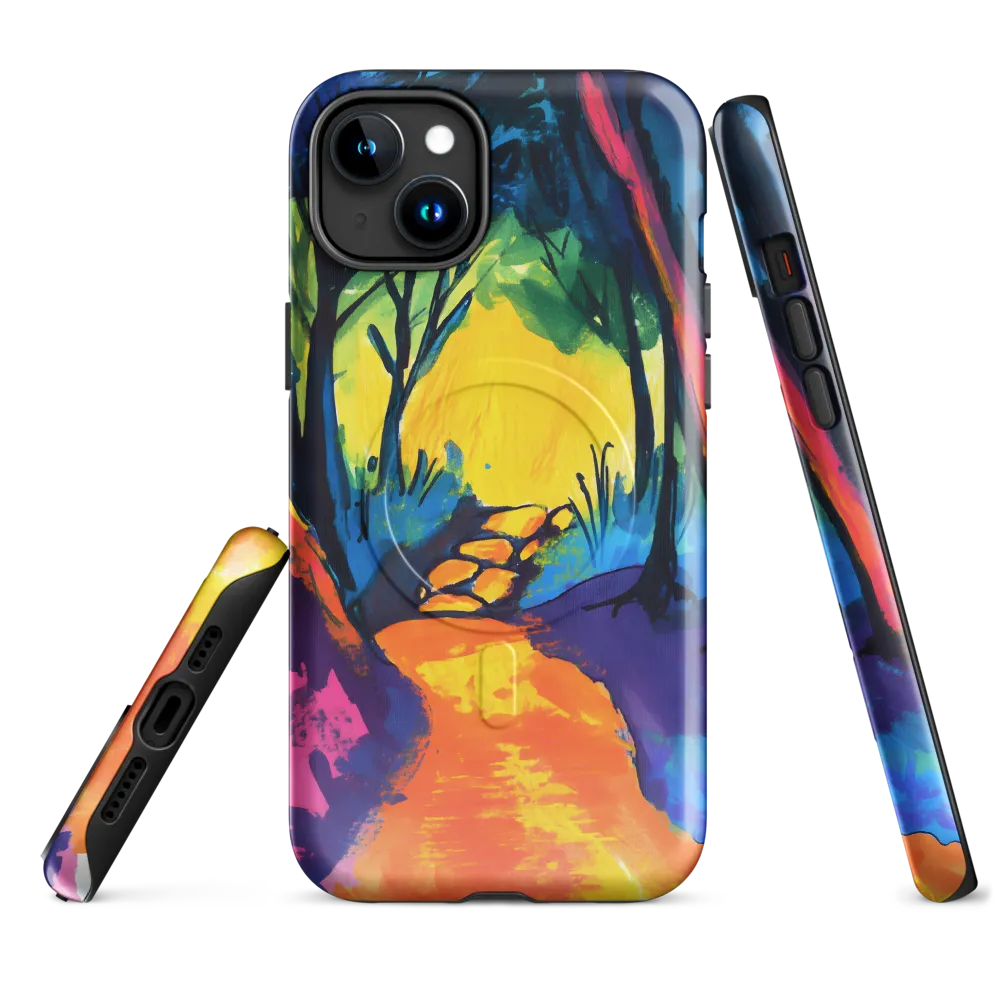 Path Through a Vibrant Forest