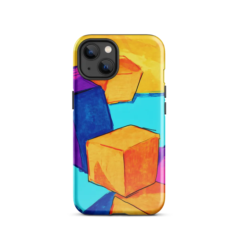 Playful Cubes in Vibrant Harmony