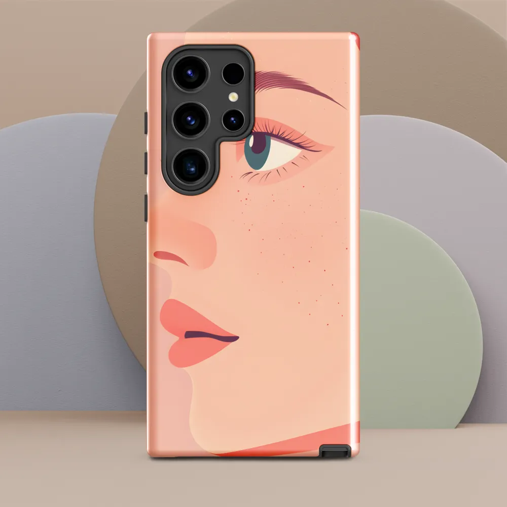 Serenity in Profile | Phone Case |  S24 Ultra | Tough Case | Glossy