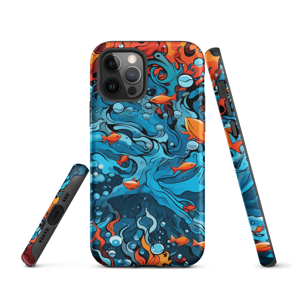 Fluid Harmony: Ocean and Flames