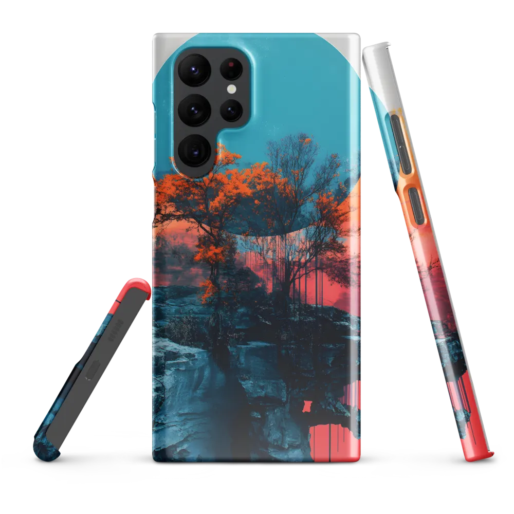 Ethereal Landscapes: A Dance of Color and Form | Phone Case |  S22 Ultra | Snap Case | Glossy