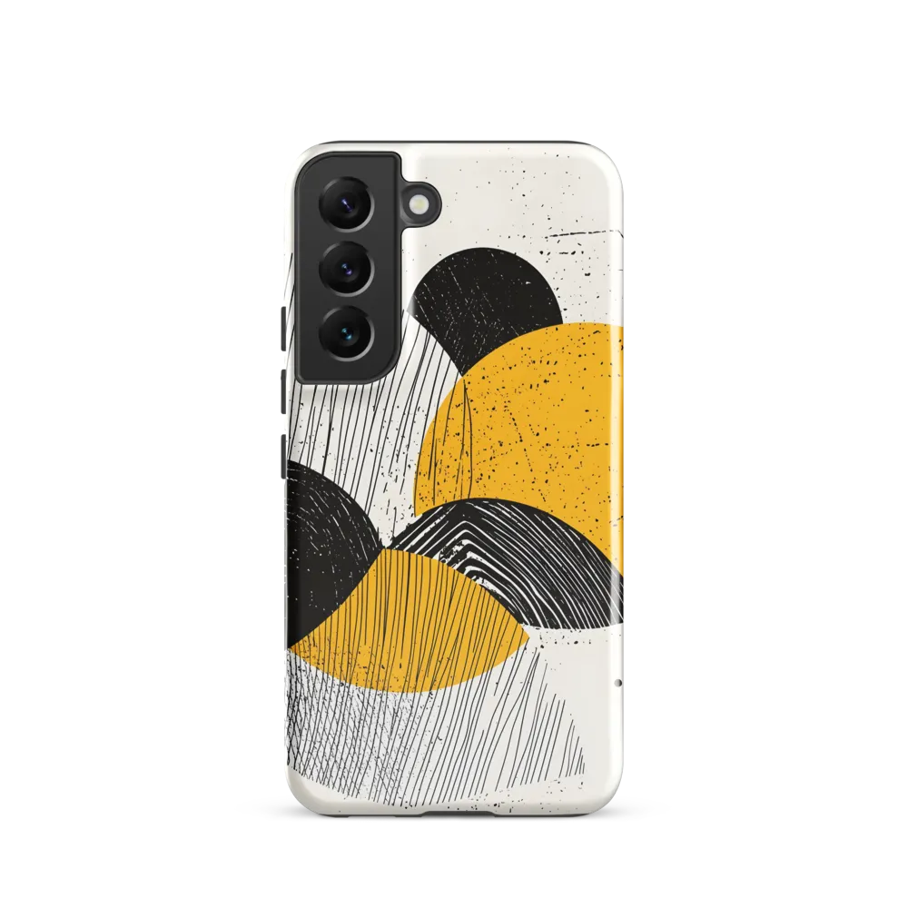Dynamic Harmony in Black and Yellow