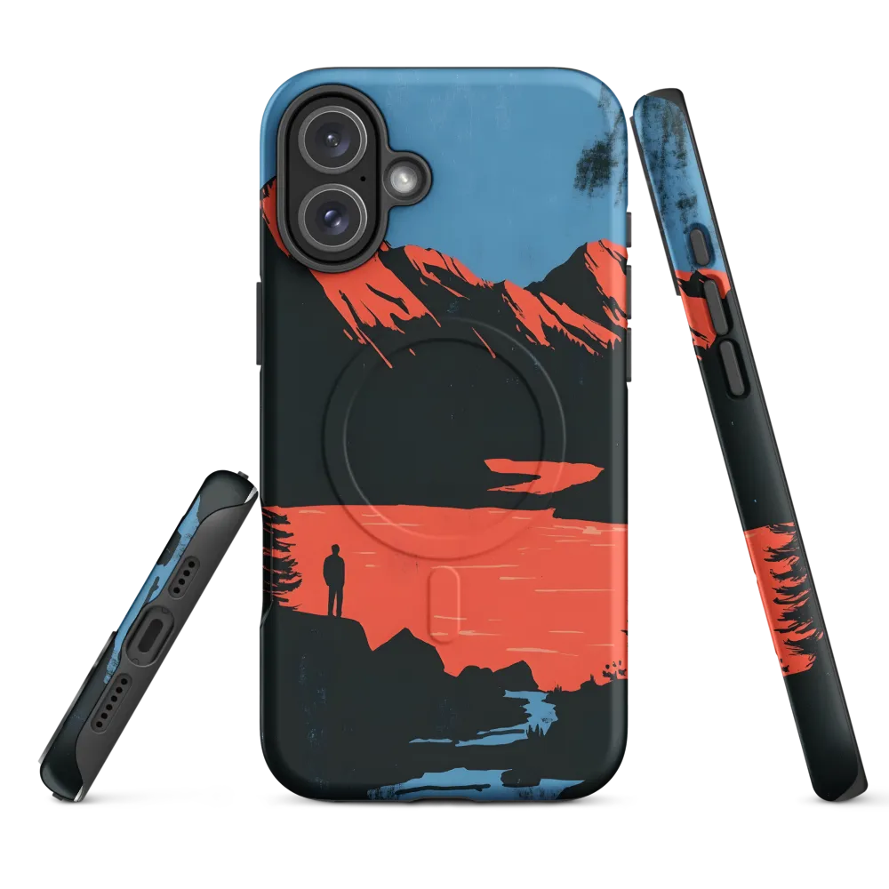 Serenity in Contrast | Phone Case |  16 Plus | MagSafe® Tough Case | Matte