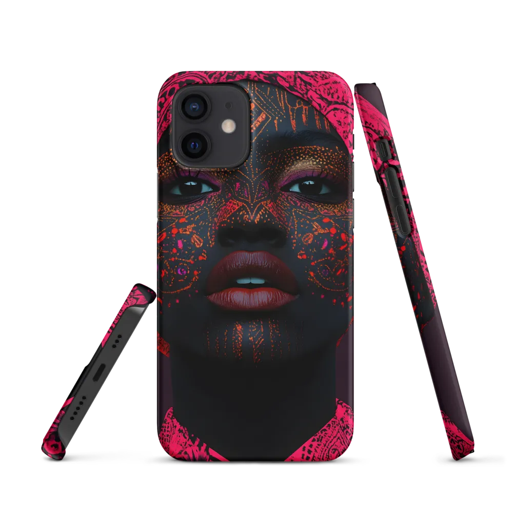 Neon Adornments: A Portrait of Cultural Expression