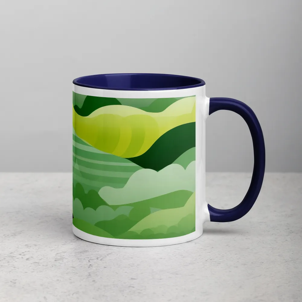 Tranquility in Green Waves