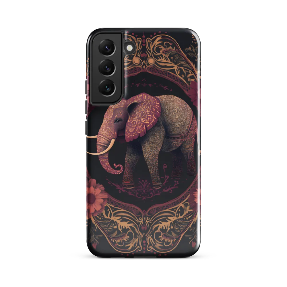 Regal Reverie: The Ornate Elephant | Phone Case |  S22 Plus | Tough Case | Glossy