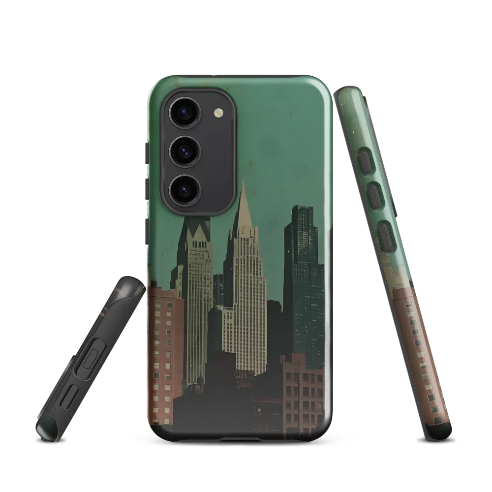 Urban Nostalgia: A Retro Cityscape