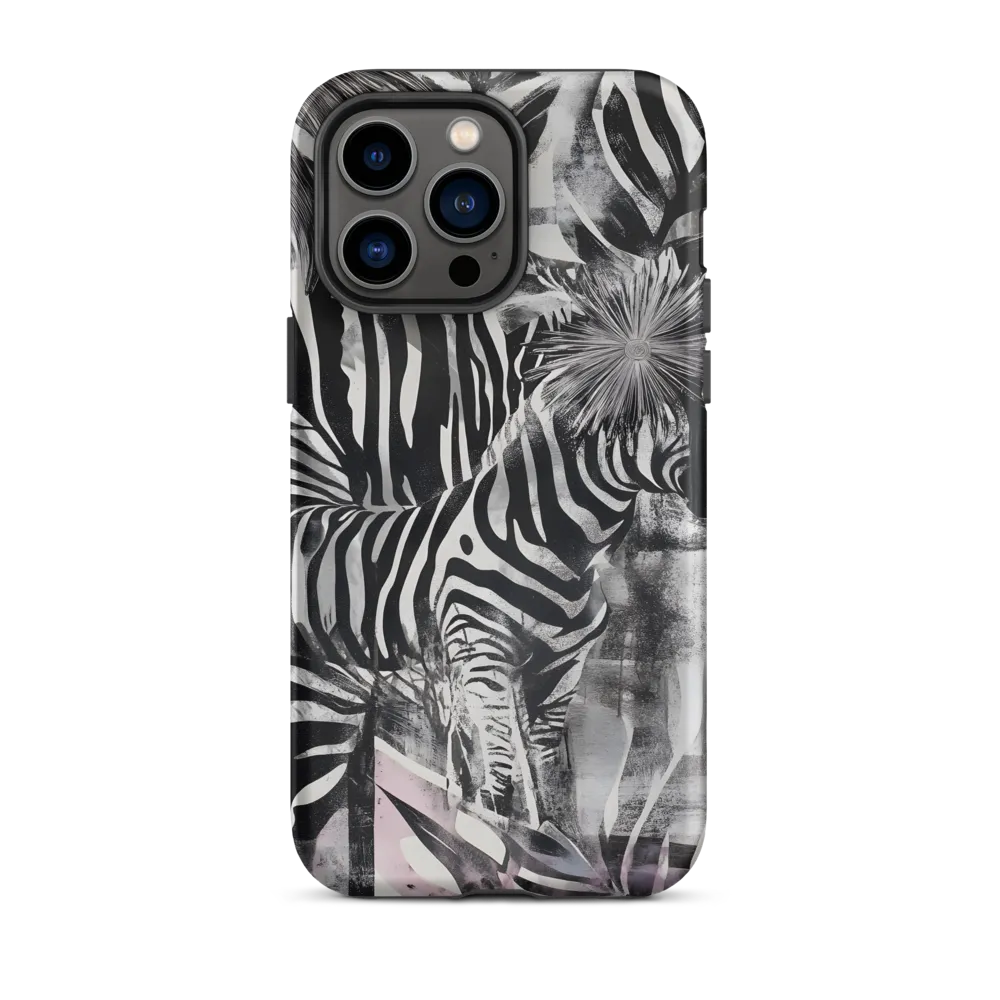 Zebra in the Jungle of Illusions | Phone Case |  14 Pro Max | Tough Case | Matte