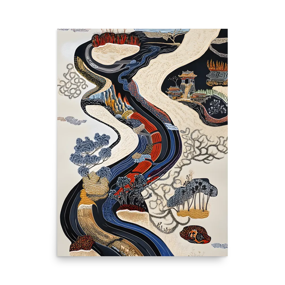 Flow of Tranquility | Poster | 18″×24″