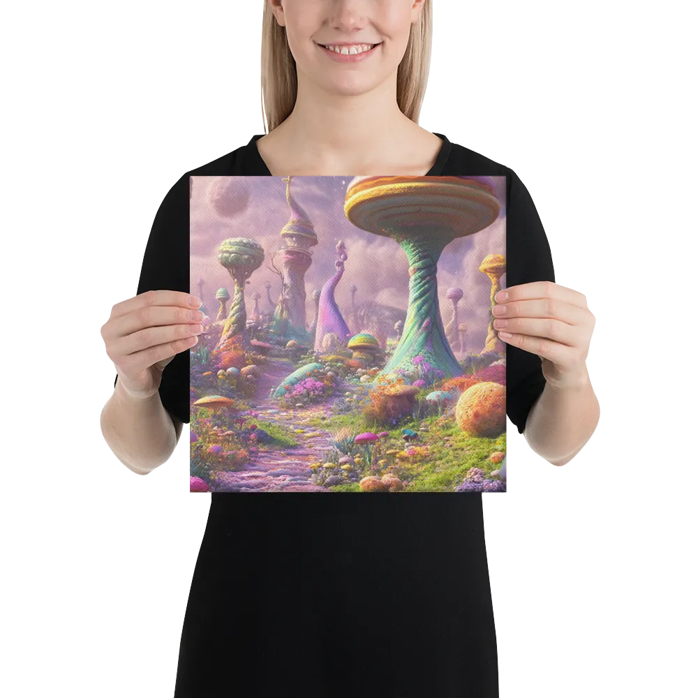 Whimsical Worlds: A Journey Through Fantasy | Canvas | 12″×12″