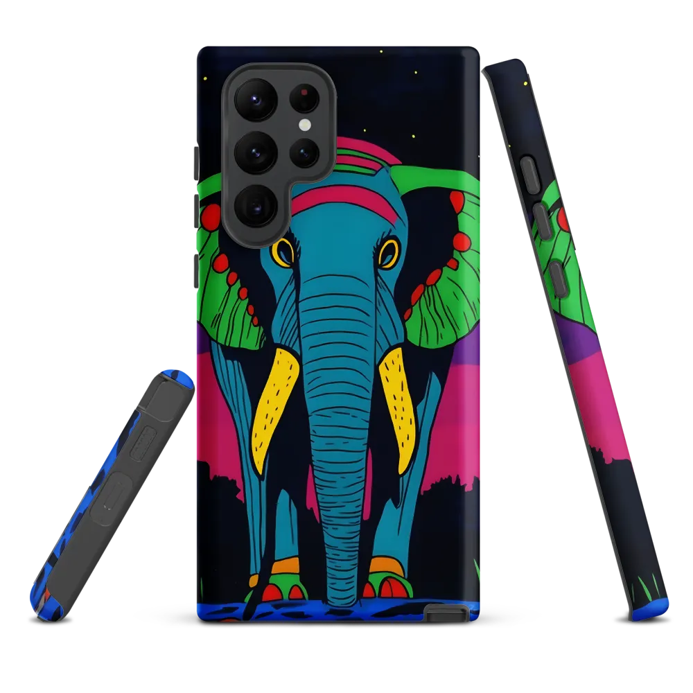 Whimsical Majesty: The Vibrant Elephant