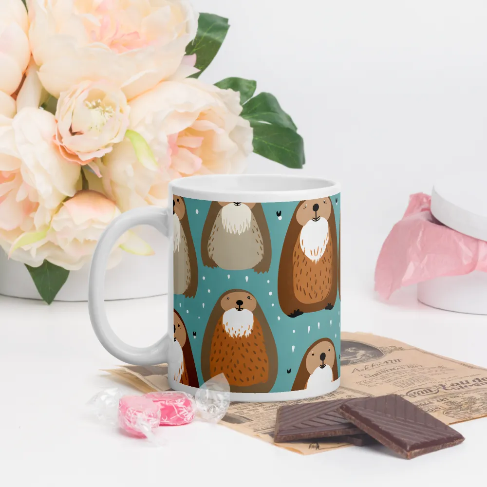 Whimsical Waters: A Celebration of Otters and Seals | Mugs | Multiple Sizes & Colors