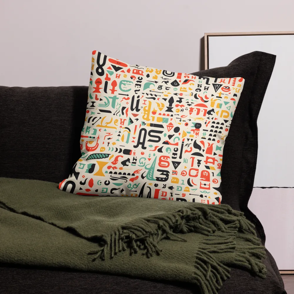 A Symphony of Symbols | Pillow & Pillow Case | Multiple Sizes