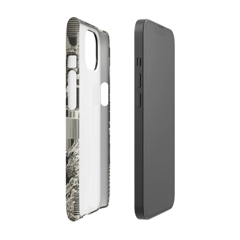 Contemplation in an Abstract Landscape | Phone Case |  13 | Snap Case | Matte