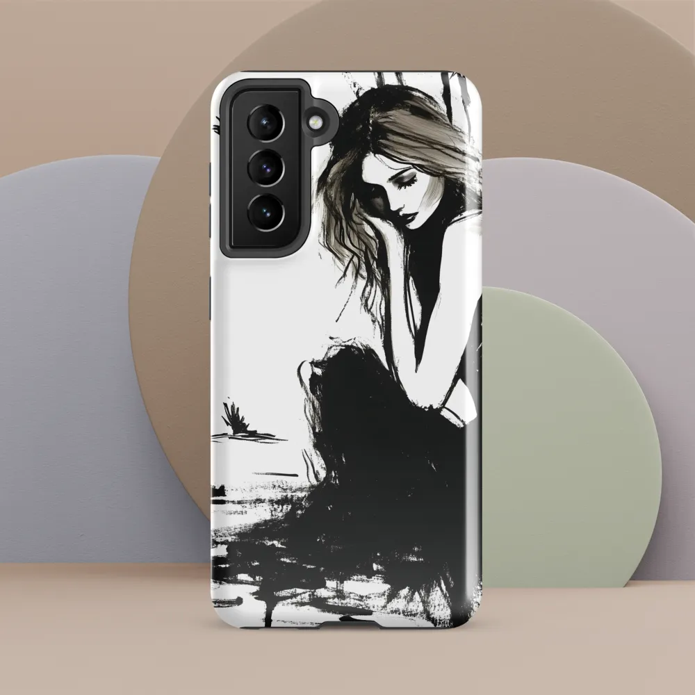 Reflections of Solitude | Phone Case |  S21 FE | Tough Case | Glossy