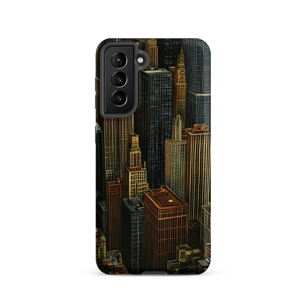 Urban Elegance: A Golden Cityscape