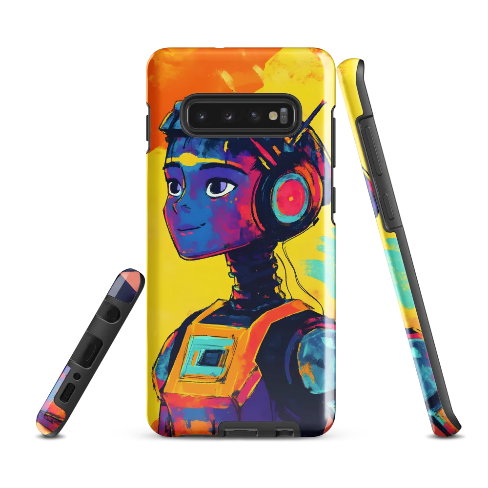 Playful Cyborg Symphony | Phone Case |  S10 Plus | Tough Case | Glossy