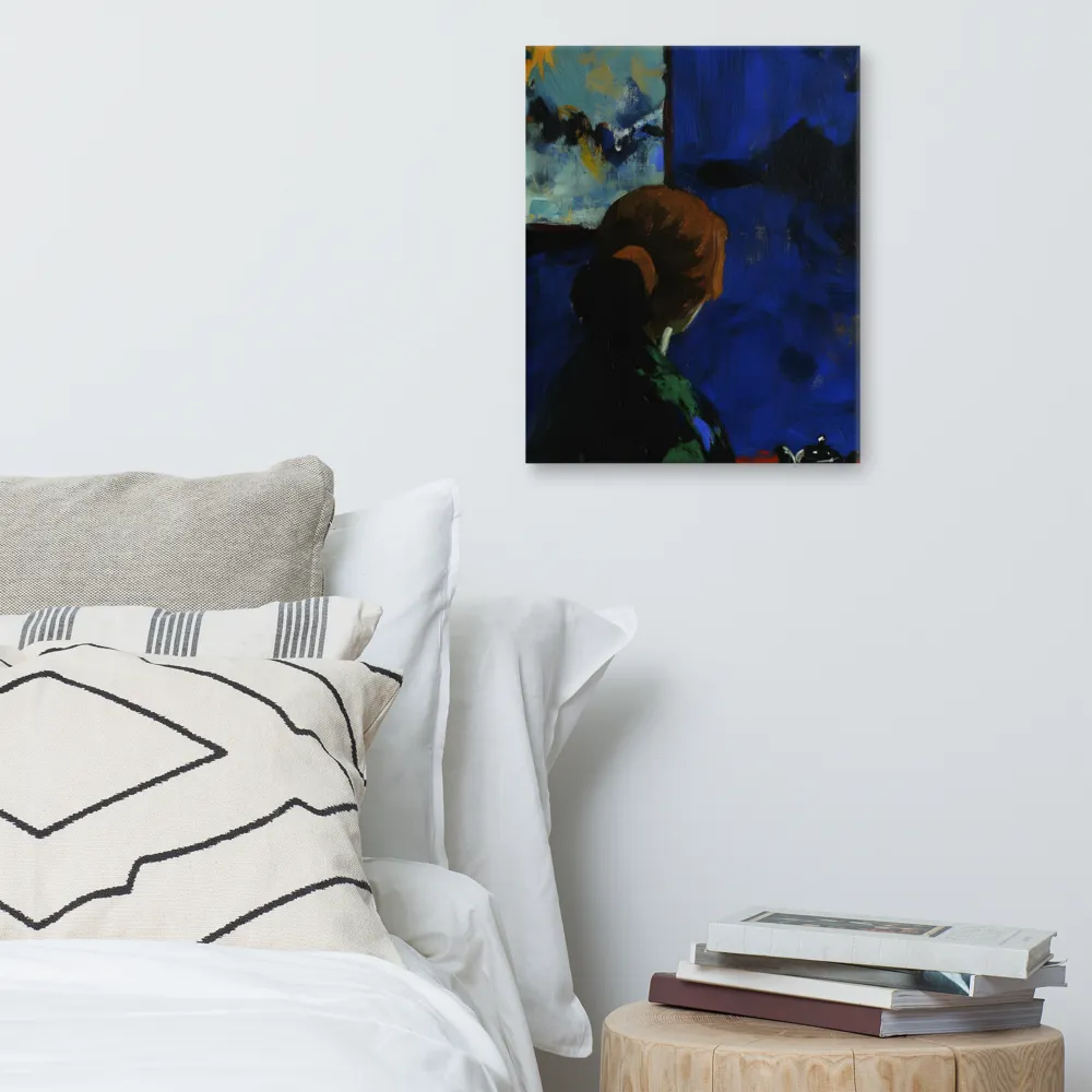 Contemplation Under the Night Sky | Canvas | 16″×20″