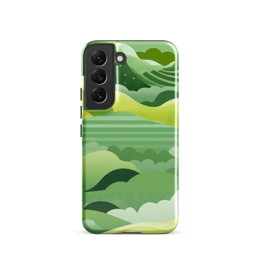 Tranquility in Green Waves
