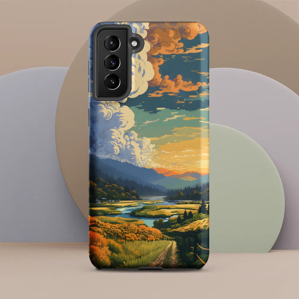 Tranquil Valley at Dusk