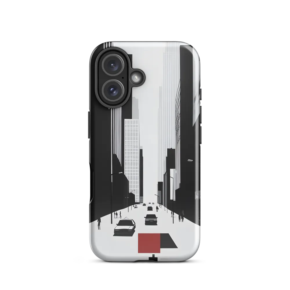 Urban Solitude: A Minimalistic Cityscape