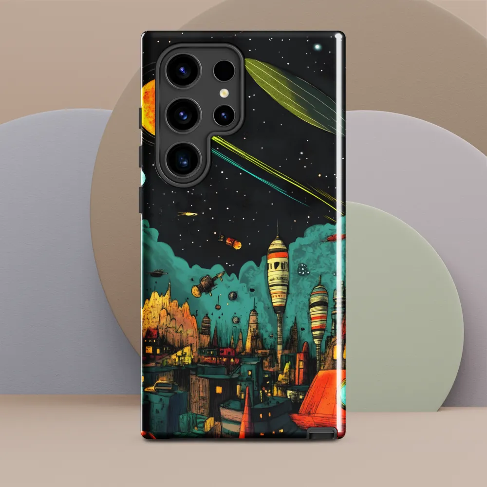 Galactic Cityscape: A Journey Through Imagination