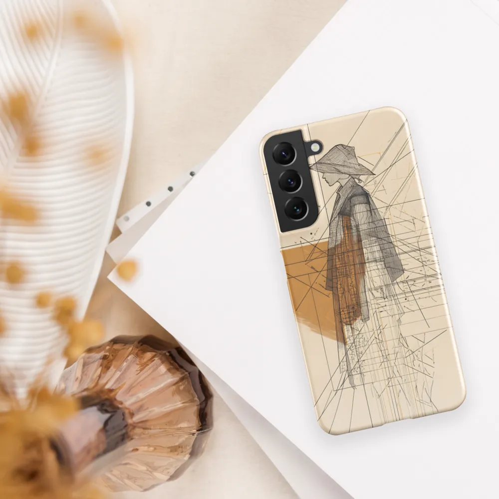 Abstract Profile: A Minimalist Exploration | Phone Case |  S22 Plus | Snap Case | Glossy