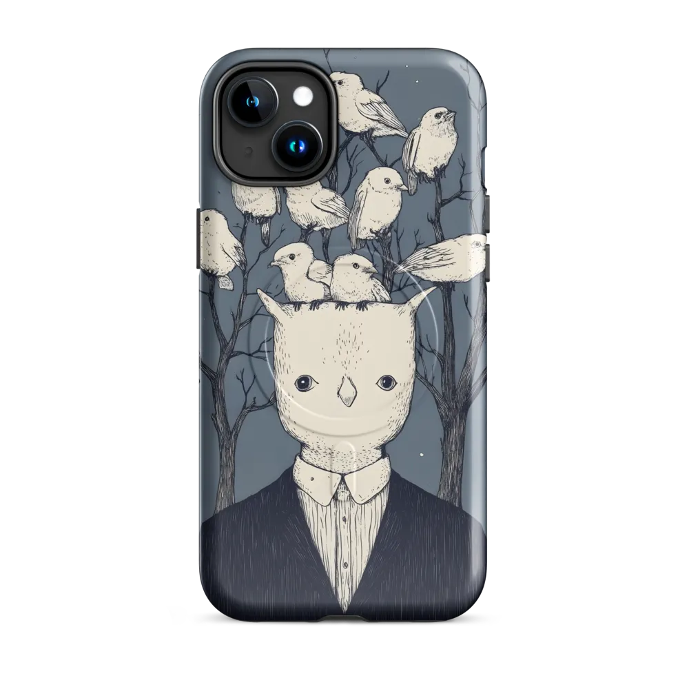 Whispers of the Avian Mind | Phone Case |  15 Plus | MagSafe® Tough Case | Glossy