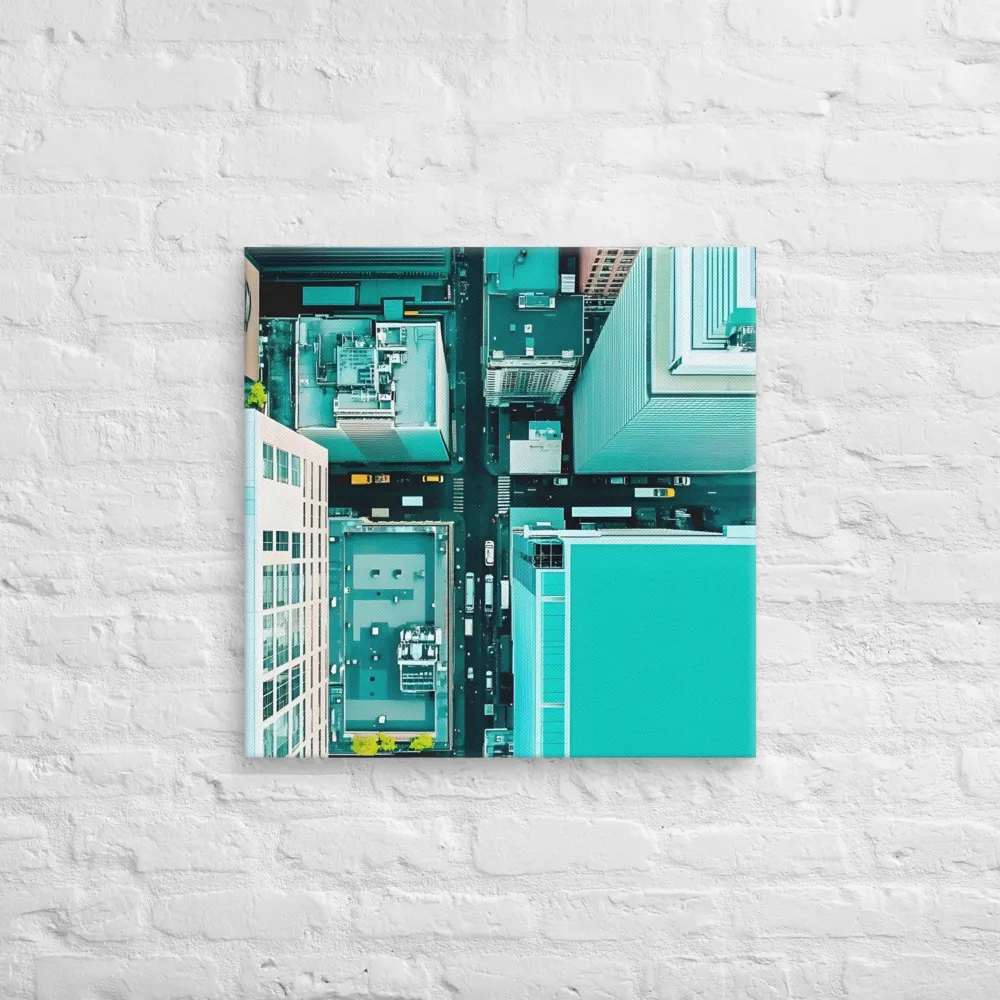 Urban Geometry: Aerial Perspective | Canvas | 24″×24″