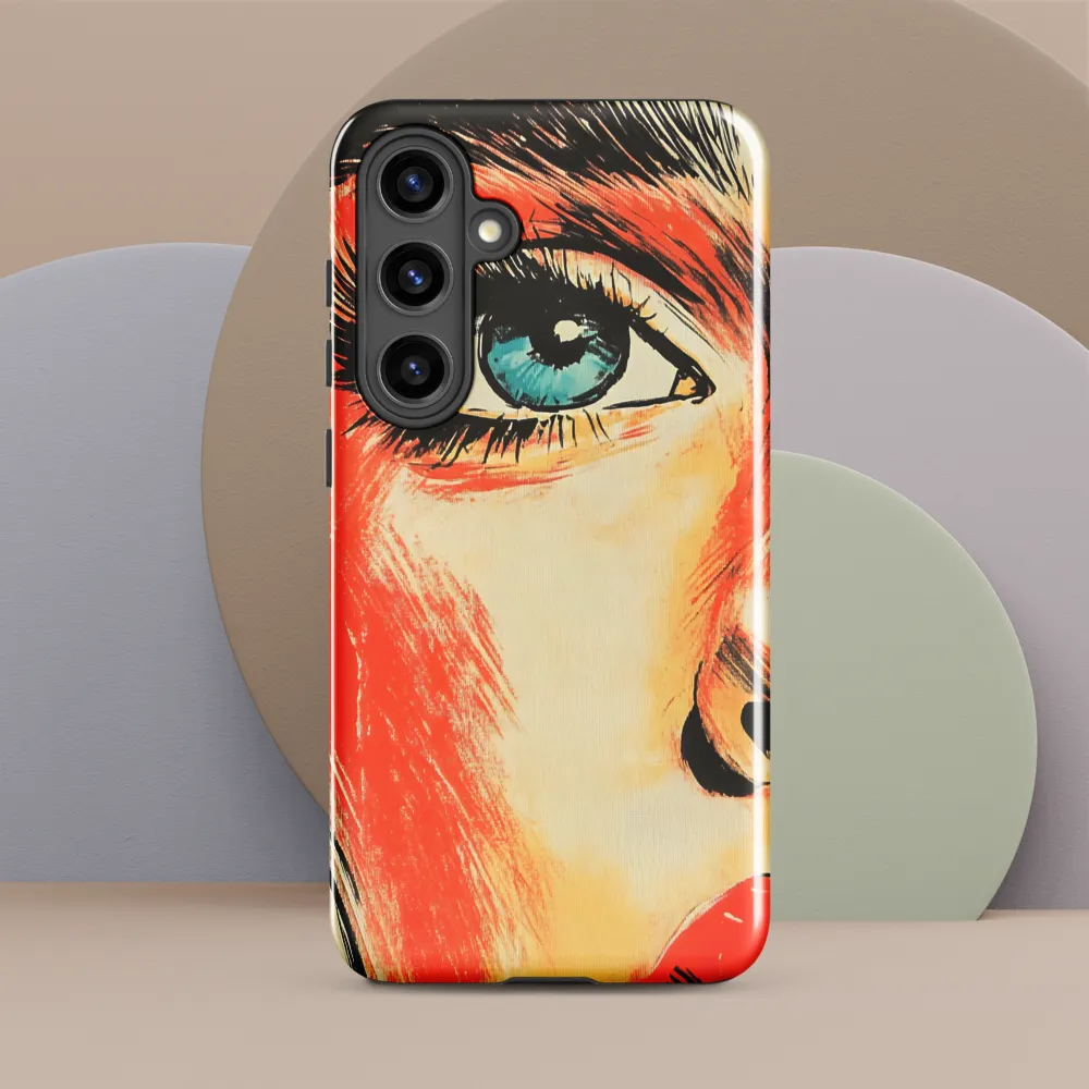Intense Gaze: A Pop Art Portrait