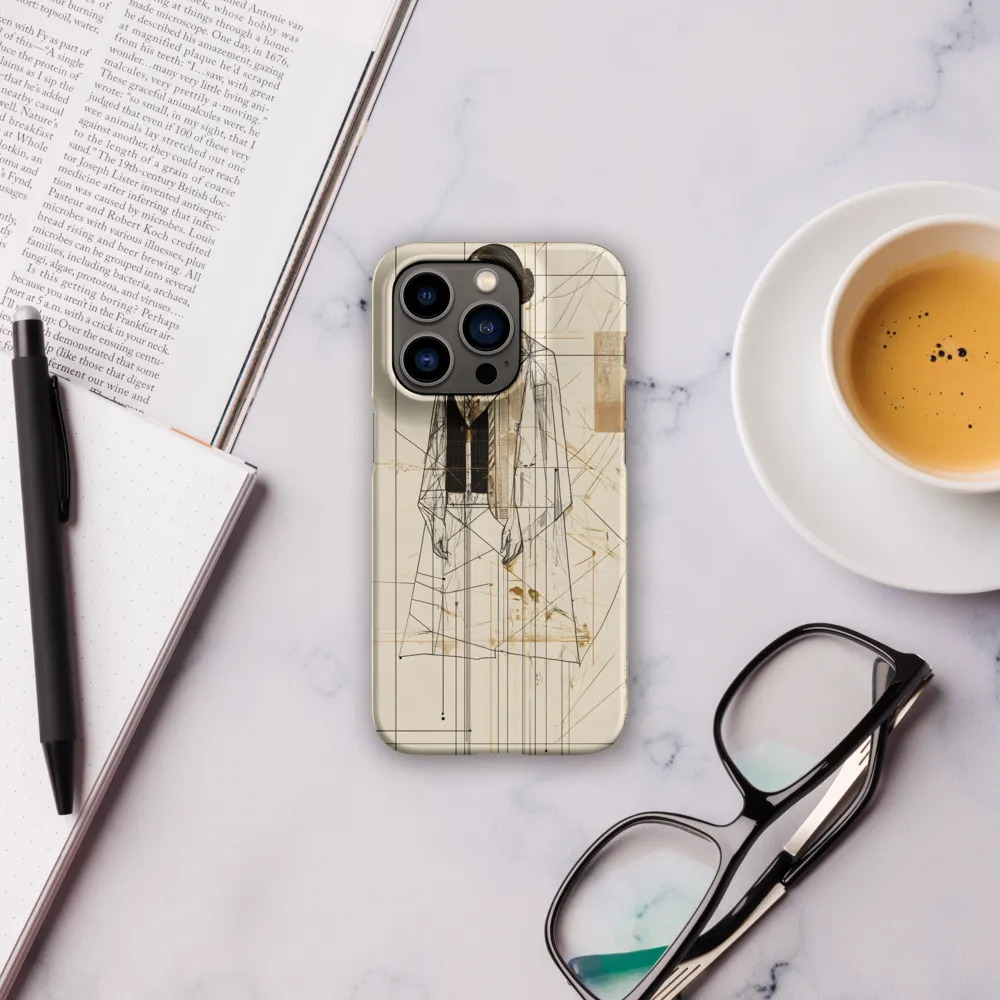 Elegance in Lines | Phone Case |  14 Pro | Snap Case | Matte