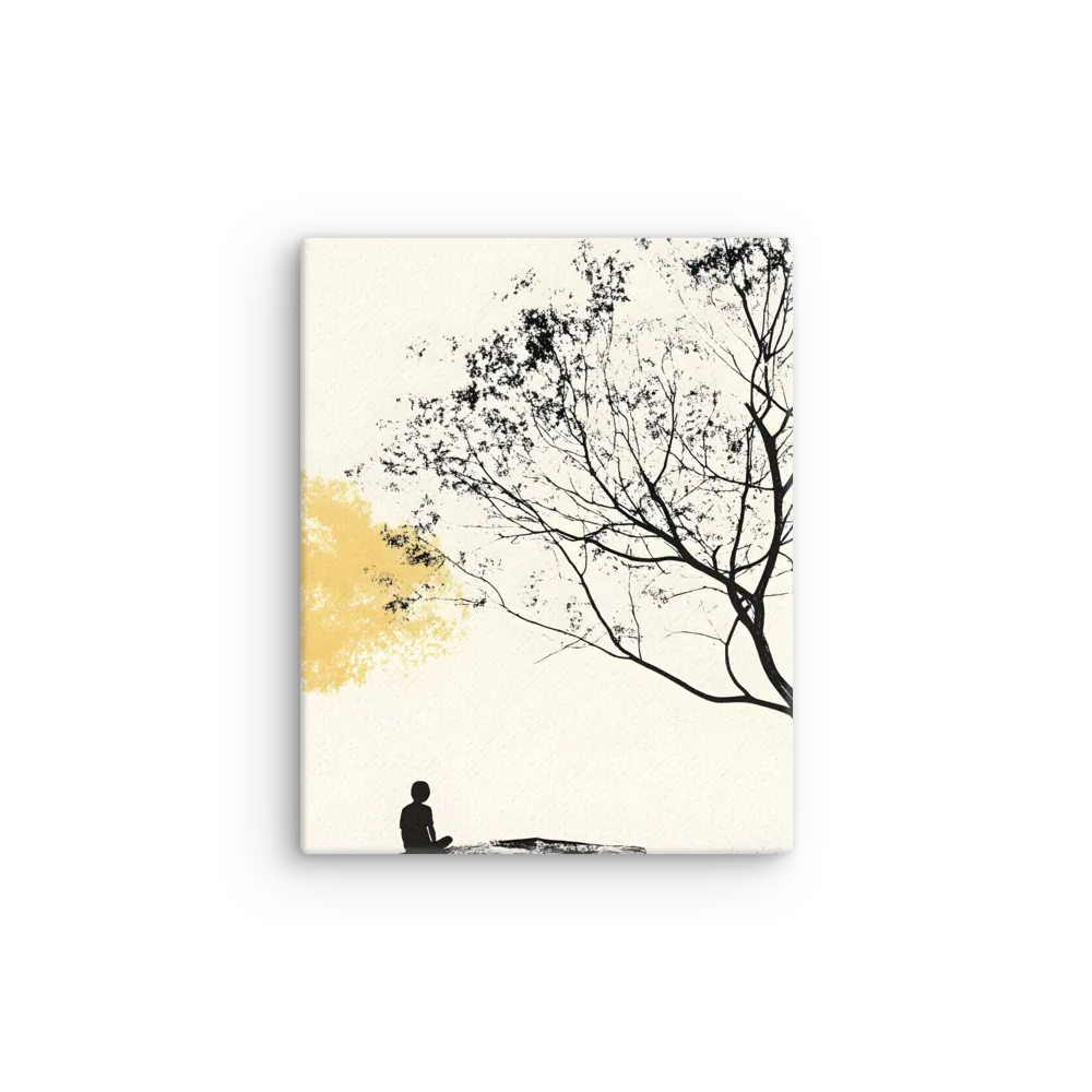 Whispers of Solitude | Thin Canvas | 8″×10″