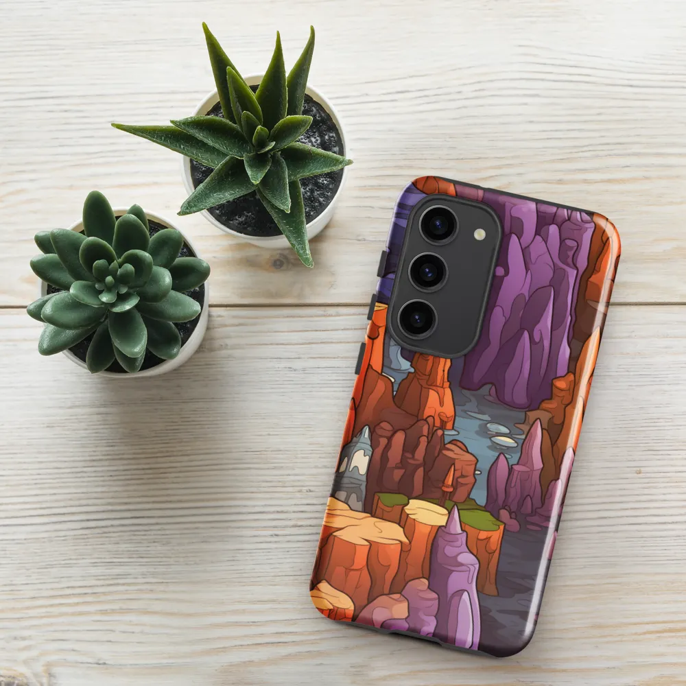 Vibrant Rockscape: A Digital Odyssey