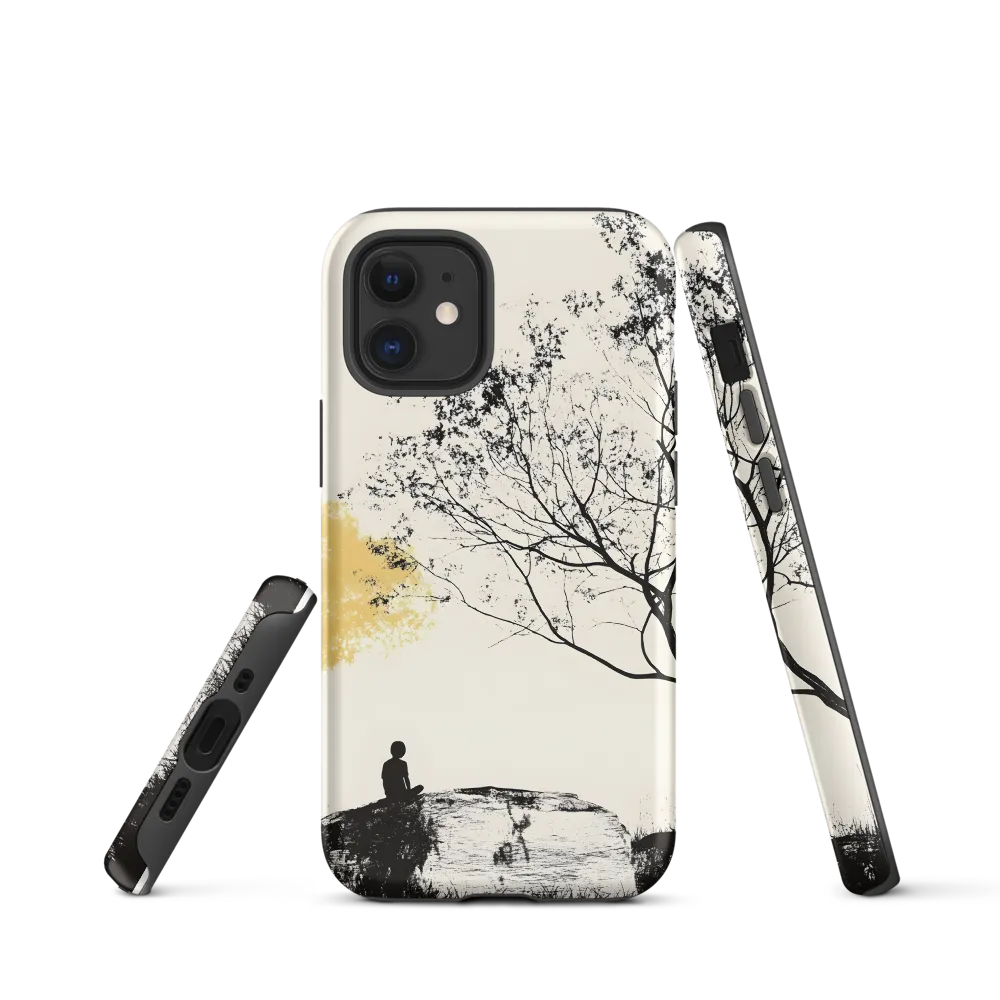 Whispers of Solitude | Phone Case |  12 mini | Tough Case | Matte