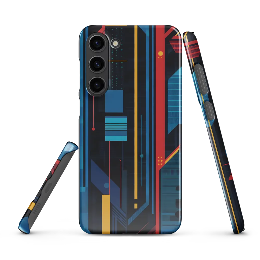 Symphony of Lines | Phone Case |  S23 Plus | Snap Case | Glossy