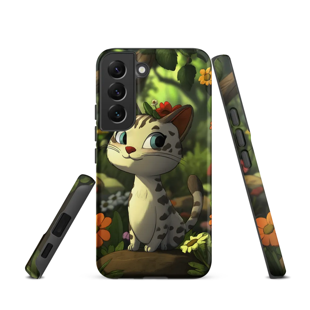 Whimsical Forest Cat