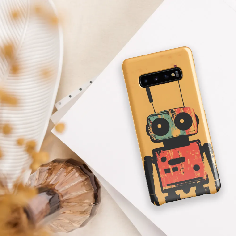 Playful Robot | Phone Case |  S10 Plus | Snap Case | Glossy