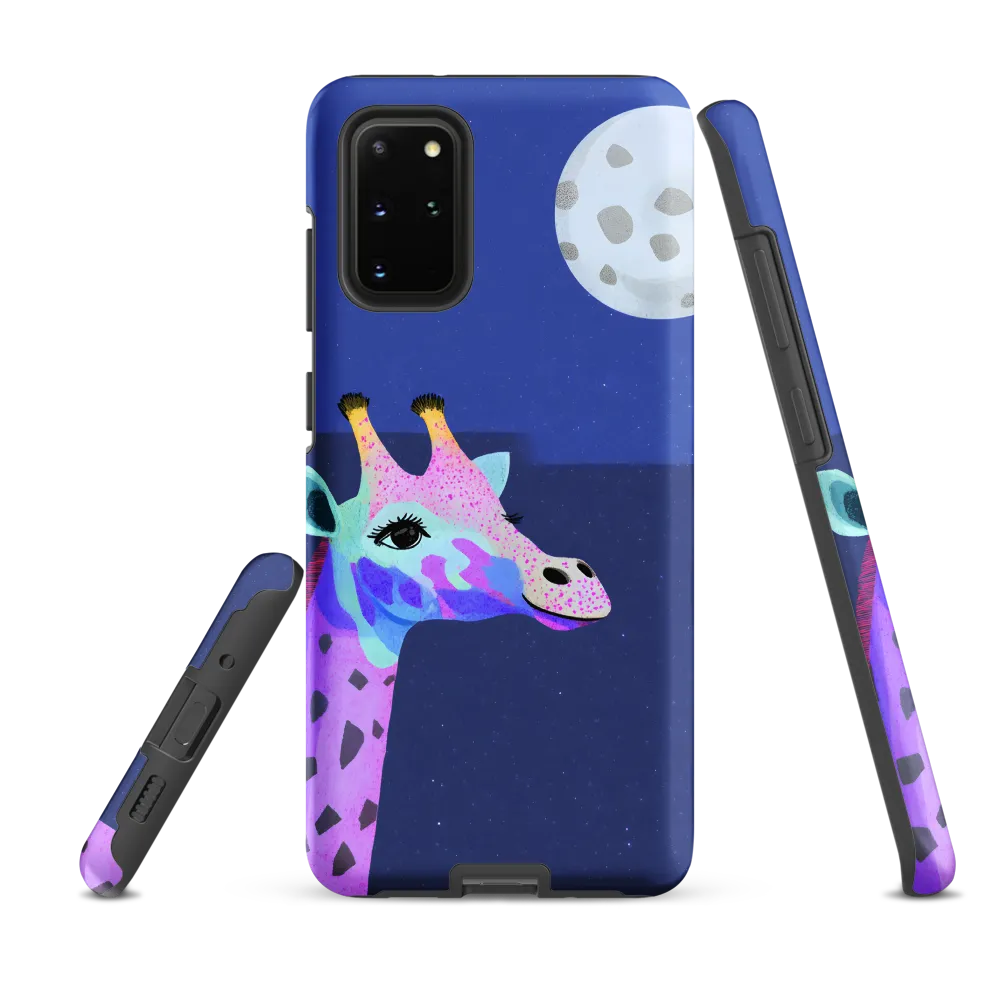 Whimsical Giraffe Under the Stars