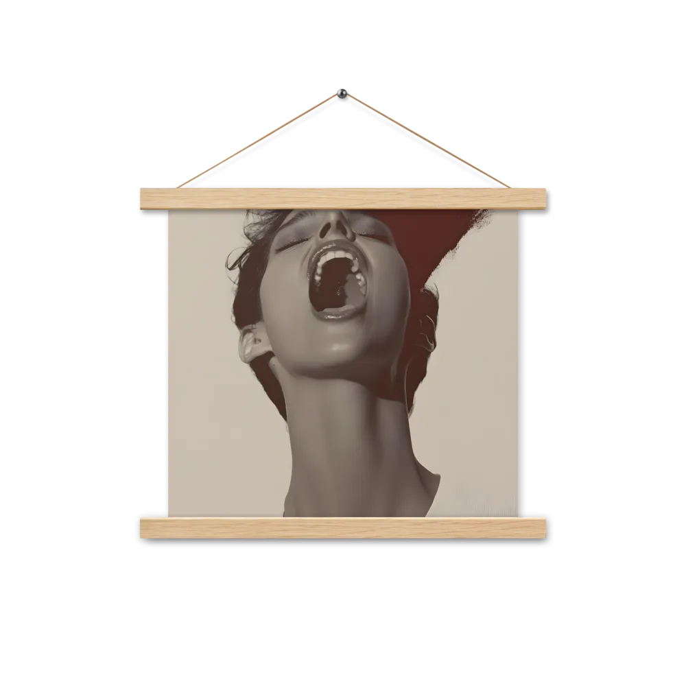 Echoes of Emotion | Poster With Oak Wood Hanger | 14″×14″